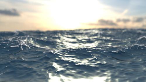Animated ocean with Foam 2.0