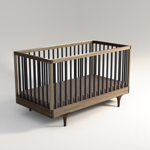 Baby bed, inspired by Kalon Caravan Crib