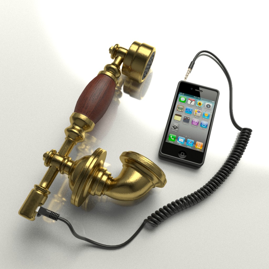 The Steampunk Handset