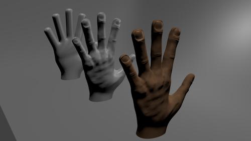 Rigged Hand