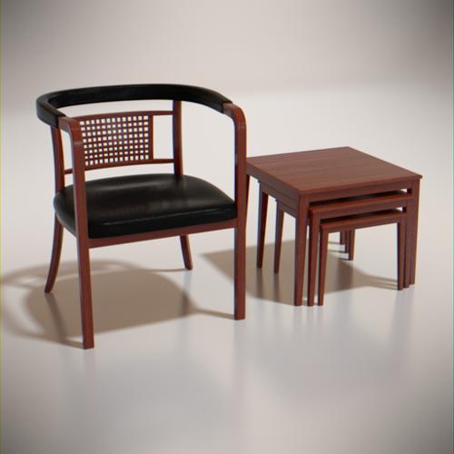 Wooden furniture set