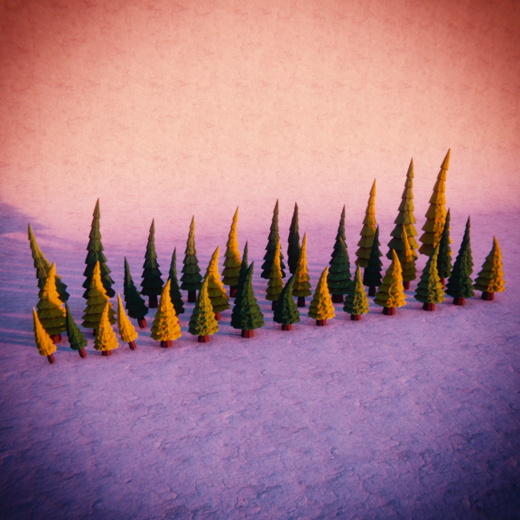 Low Poly Tree Pack