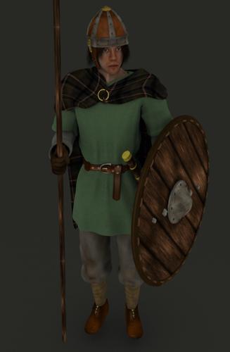 Saxon warrior