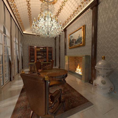 An office in the 18. century