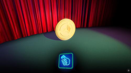 Blend4Web Coin Flip scene