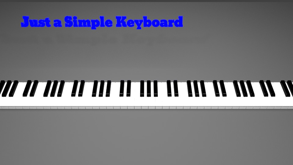 A Simple Keyboard (Cycles)