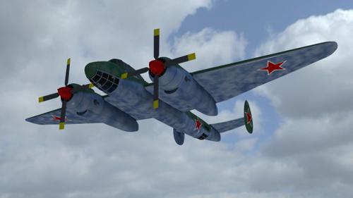 Tupolev Tu-2 textured