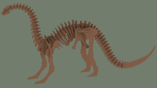 Brontosaur Skeleton