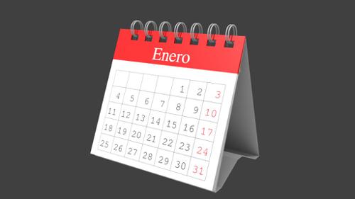Animated calendar
