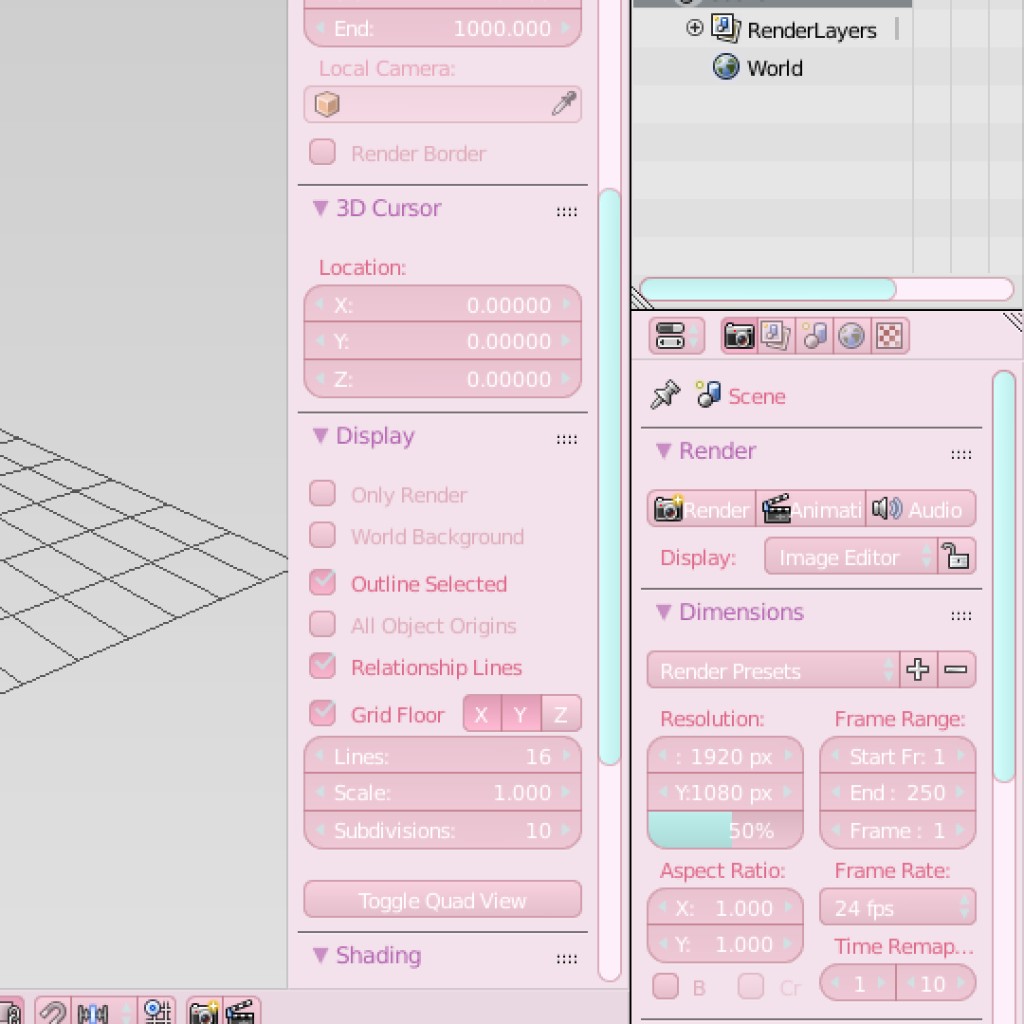 very pink theme