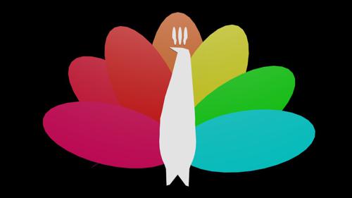 NBC Larmine Peacock Logo 1962-1975
