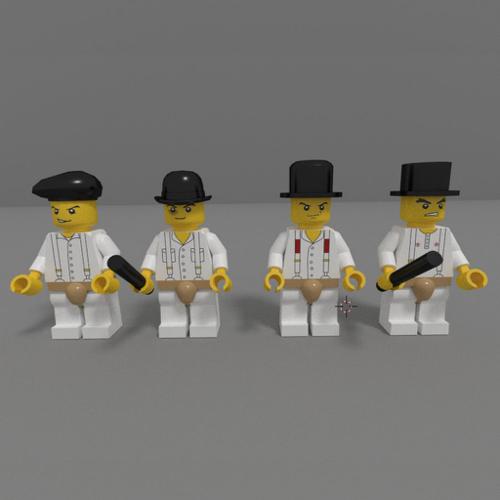 Clockwork Orange Lego style