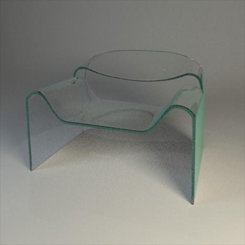 Glass Chair