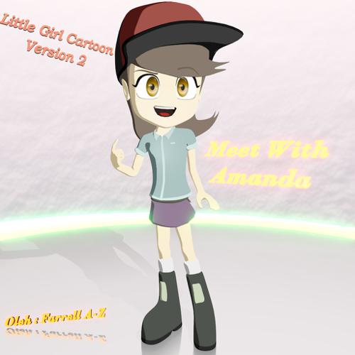 Little Girl Cartoon Character Version 2