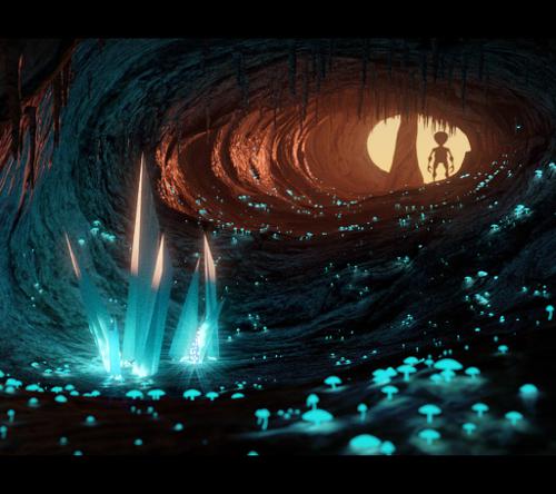 Crystal Mushroom Cave