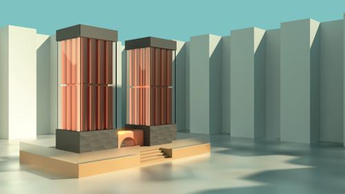 Futurist Monument