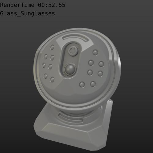 Levitating sphere for rendering