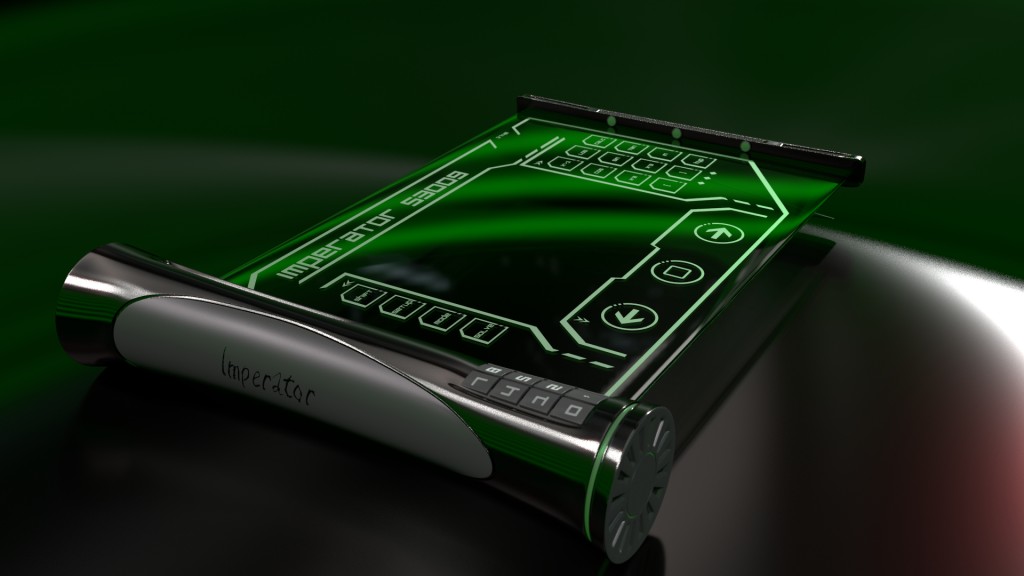 Futuristic Tablet-PC (Calculator)