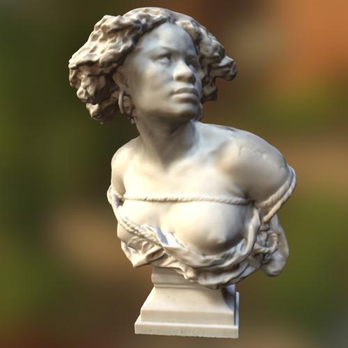 bust of female slave