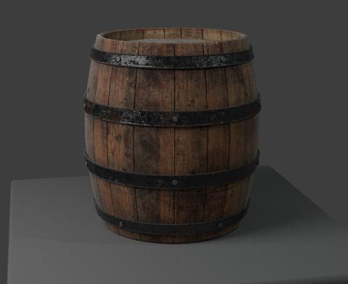 Wooden Barrel