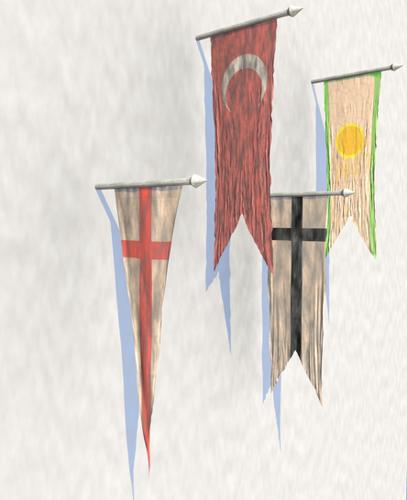city old flags