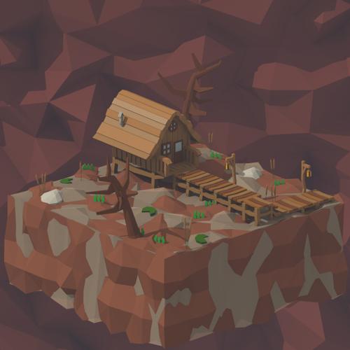 Swamp Hut (LowPoly)