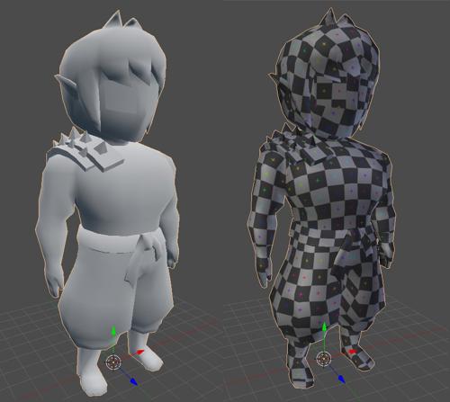 3D Fighter Character