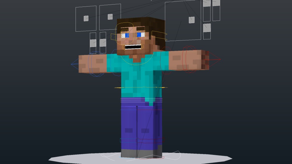 minecraft character rig