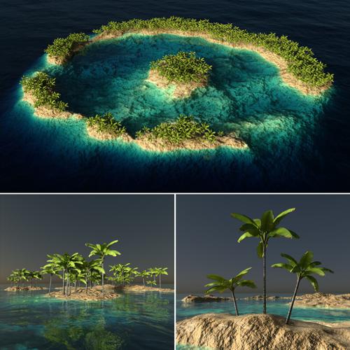Lagoon, Atoll, Reef - ver.1