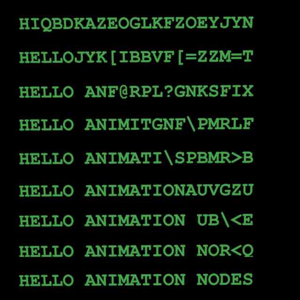 Randomized Text Reveal