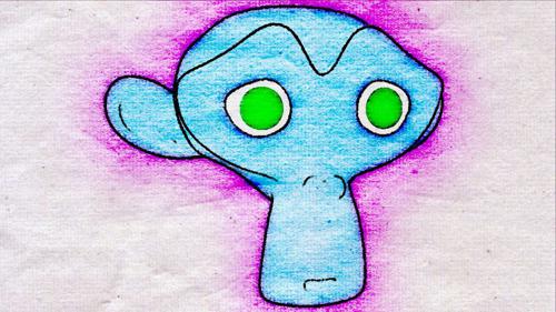 Blender Crayon Render
