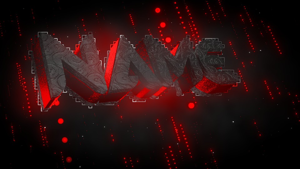 Red Intro or Banner [Animated With Song]