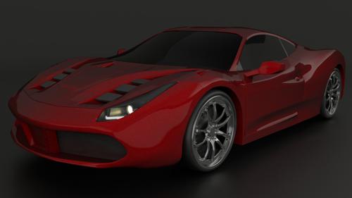 Ferrari 488 modified
