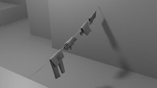 Clothes on washing line 01