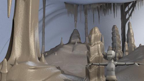 Nature cave formations