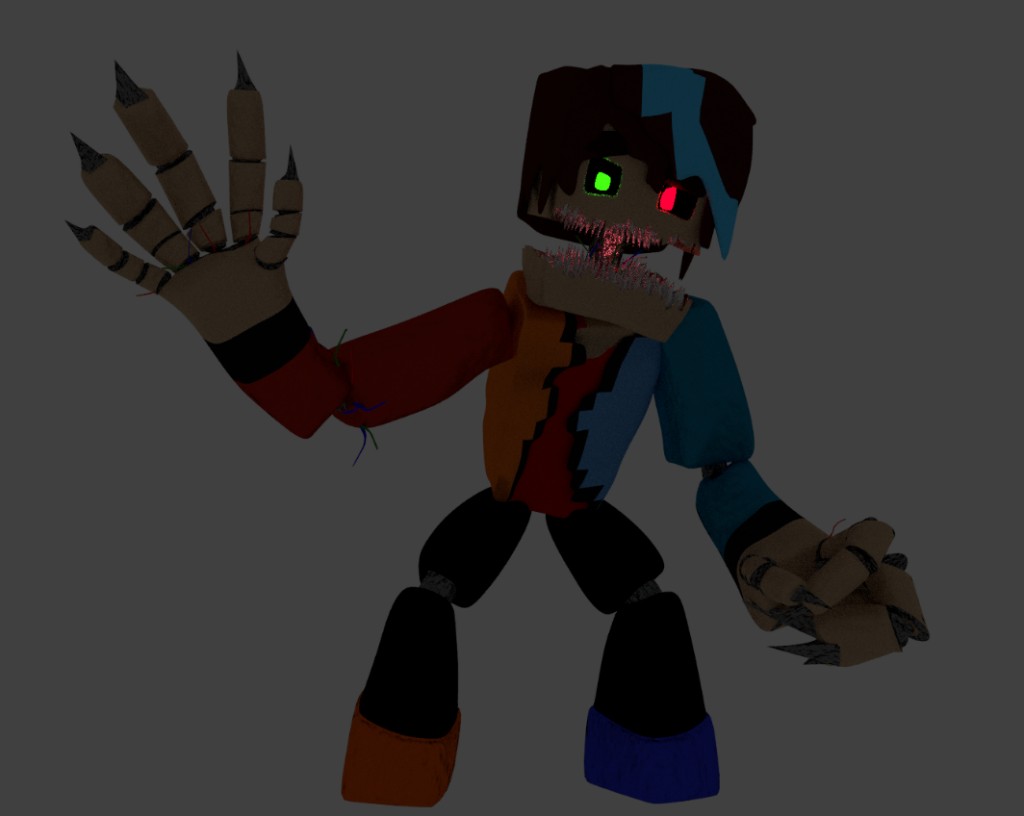Supahtronic [Minecraft-ish- Cycles Rig]