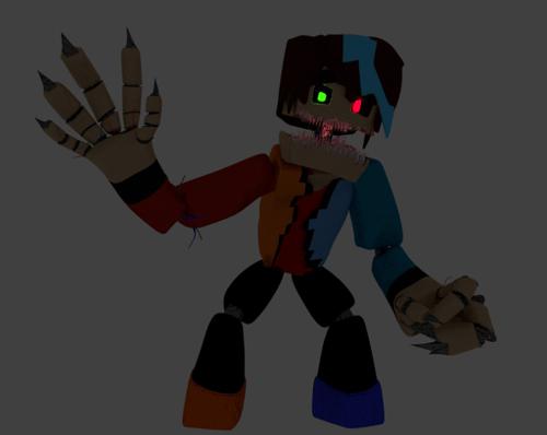 Supahtronic [Minecraft-ish- Cycles Rig]