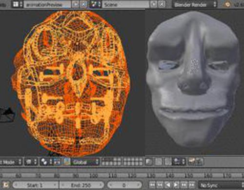 face mechanical speech