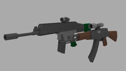 ModernLowpolyGuns