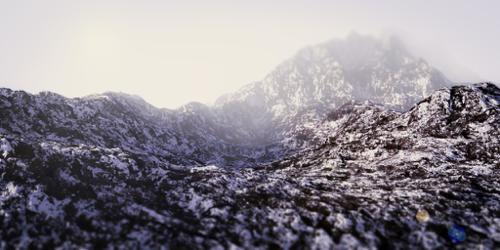 Realistic Snowy Mountain