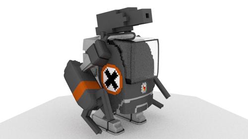 Metal Slug Robot Model