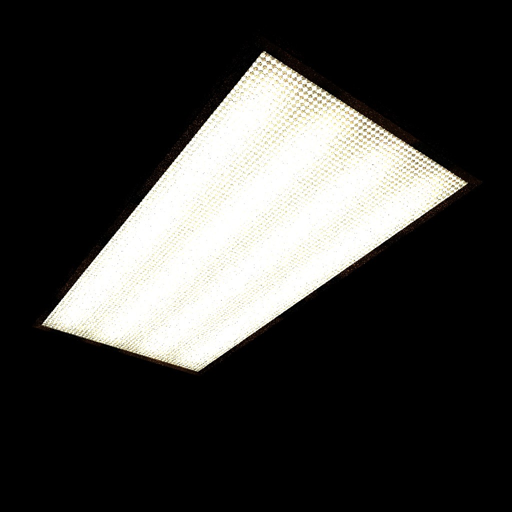 Standard North American Fluorescent Light Fixture