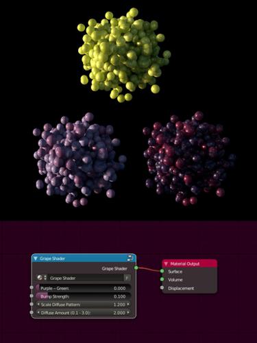 Procedural Grape Shader