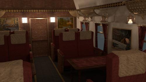 Train Compartment (Old Fashioned)