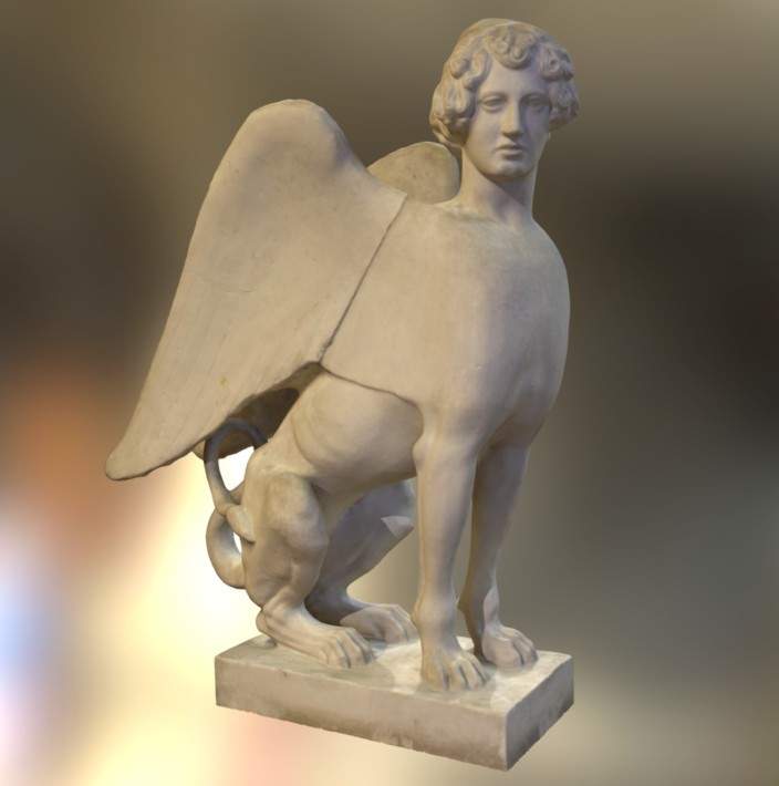 Sphinx seated