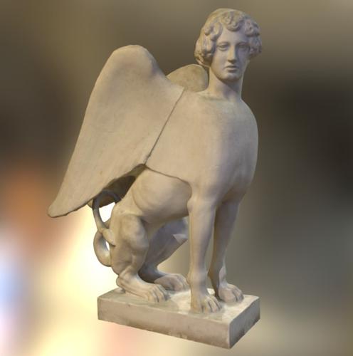 Sphinx seated
