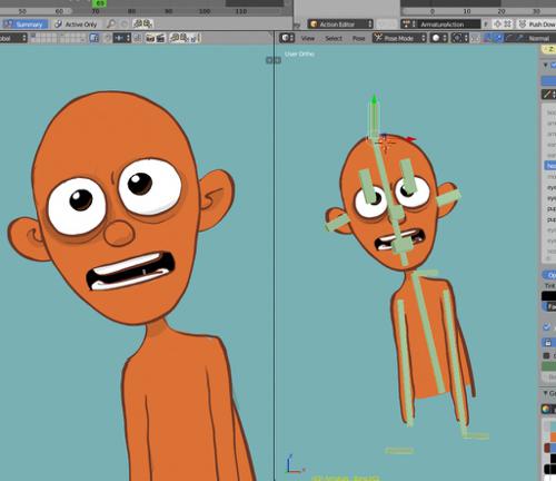 Grease Pencil v2 Bones Rig