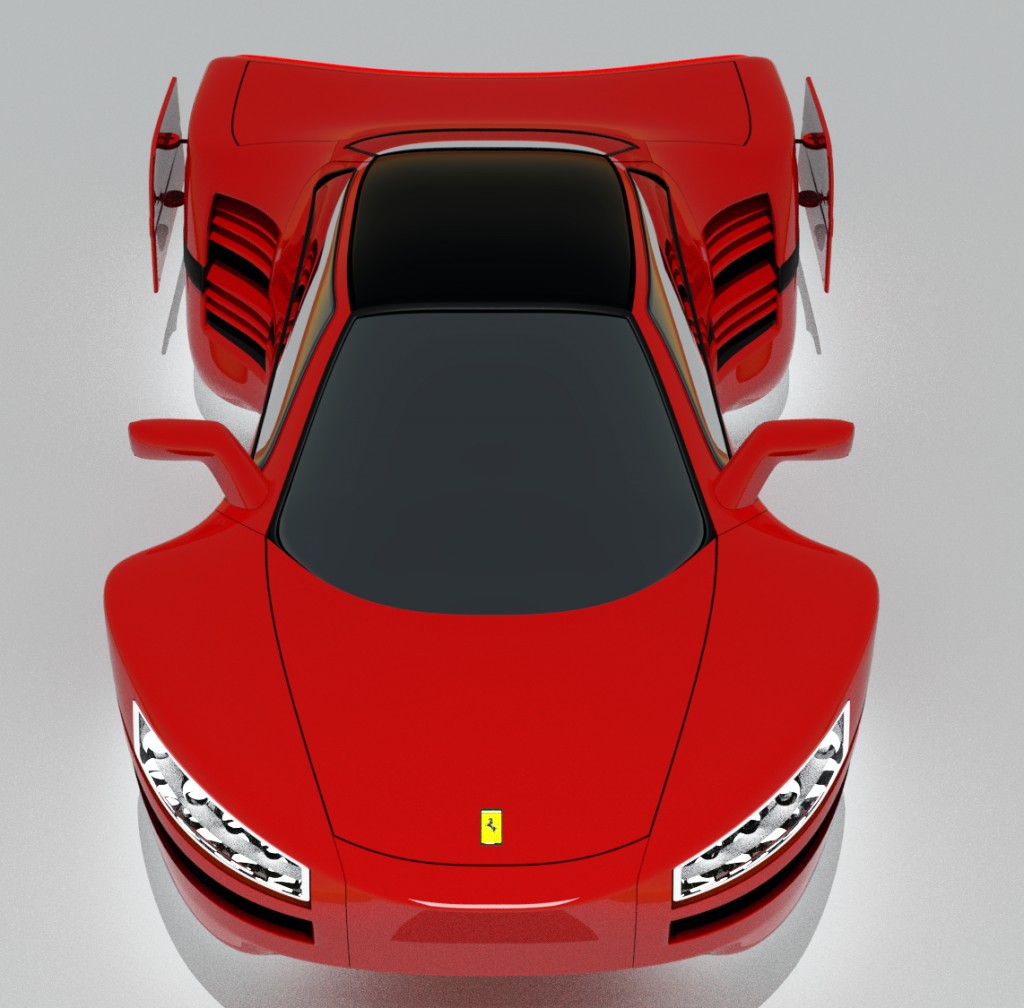 Ferrari ML1 concept car. (Maglev futuristic)