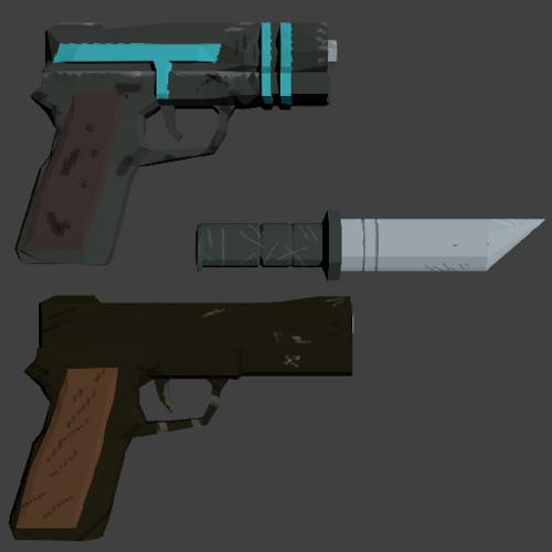 Wasteland Explorer (Mobile Fallout) Weapons Sample