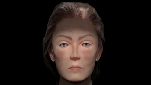 Realistic Woman Head